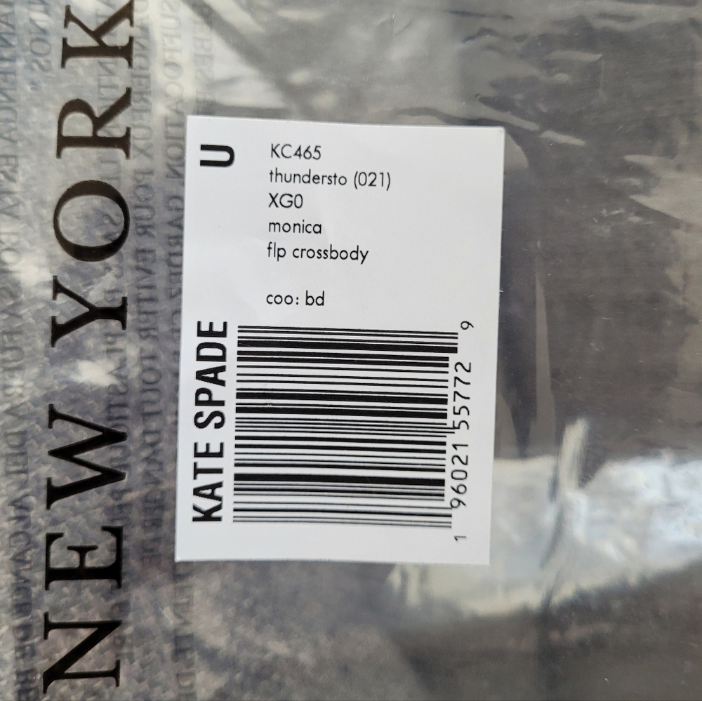 NWT Kate Spade New York Monica Flip Crossbody Bag in Thunderstorm Light Blue - Picture 11 of 11